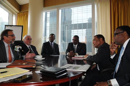 Photo: Productive meeting in New York  held with Bahamian Government officials and investors about the BAMSI project