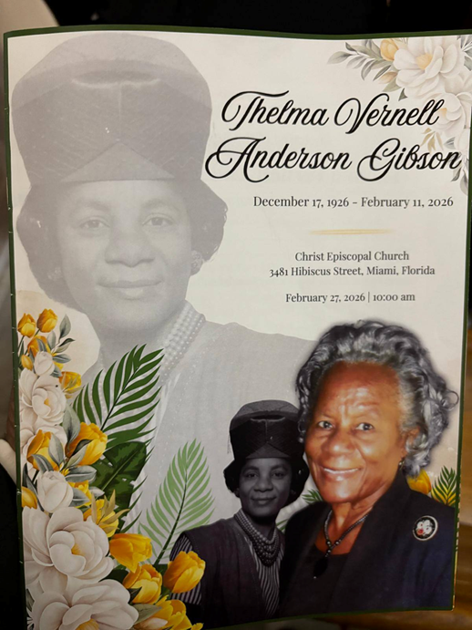 The Funeral Of Thelma Gibson