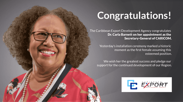 THE BAHAMAS SHOULD SUPPORT CARLA BARNETT FOR SG